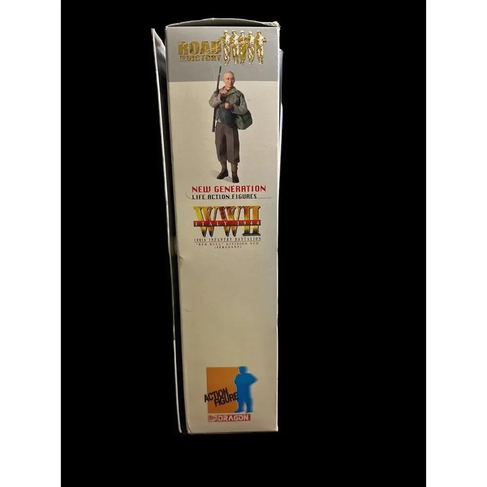 Figure RED BULL DIVISION NCO SERGEANT New in box with all pieces / parts. The bo